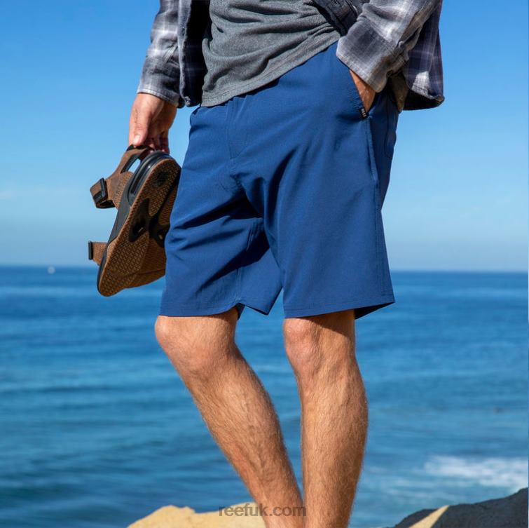 Insigna Blue 2286N683 Medford Hybrid Walk Short 19\" Reef Men