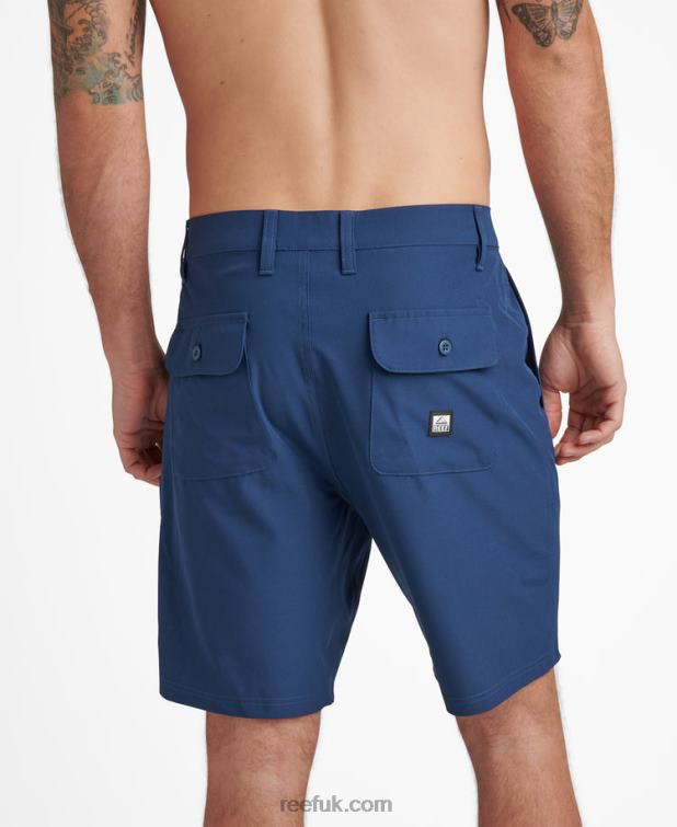 Insigna Blue 2286N683 Medford Hybrid Walk Short 19\" Reef Men