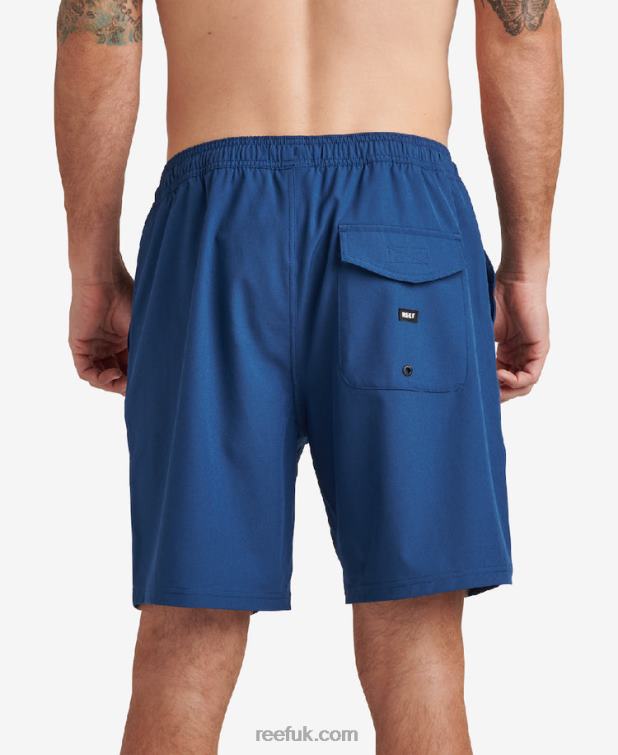 Insignia Blue 2286N685 Jackson Board Short 17\" Reef Men