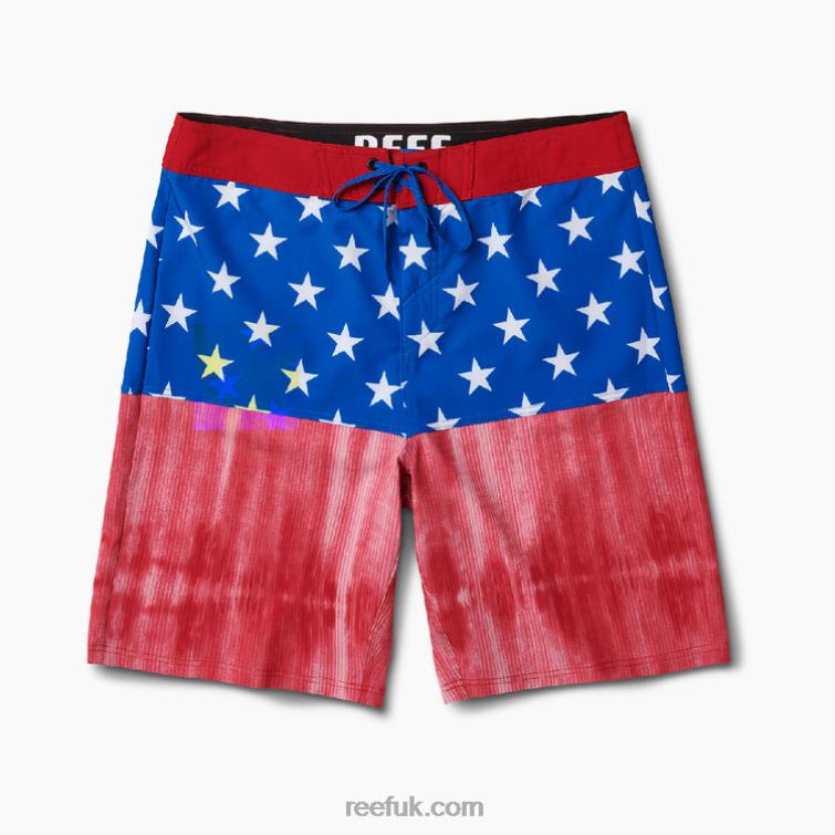 Jester Red 2286N687 Razzle Board Short 20\" Reef Men