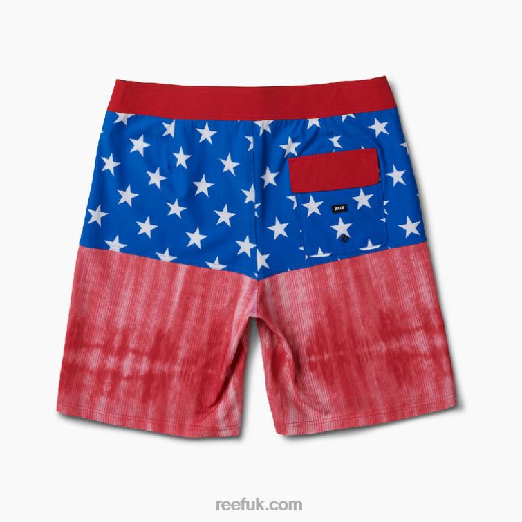 Jester Red 2286N687 Razzle Board Short 20\" Reef Men
