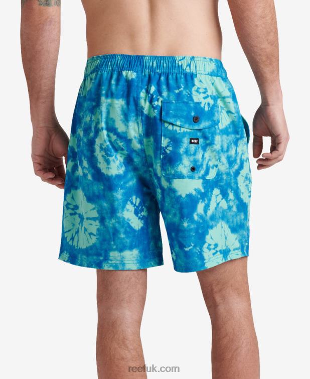 Lapis 2286N719 Bob Board Short 17\" Reef Men