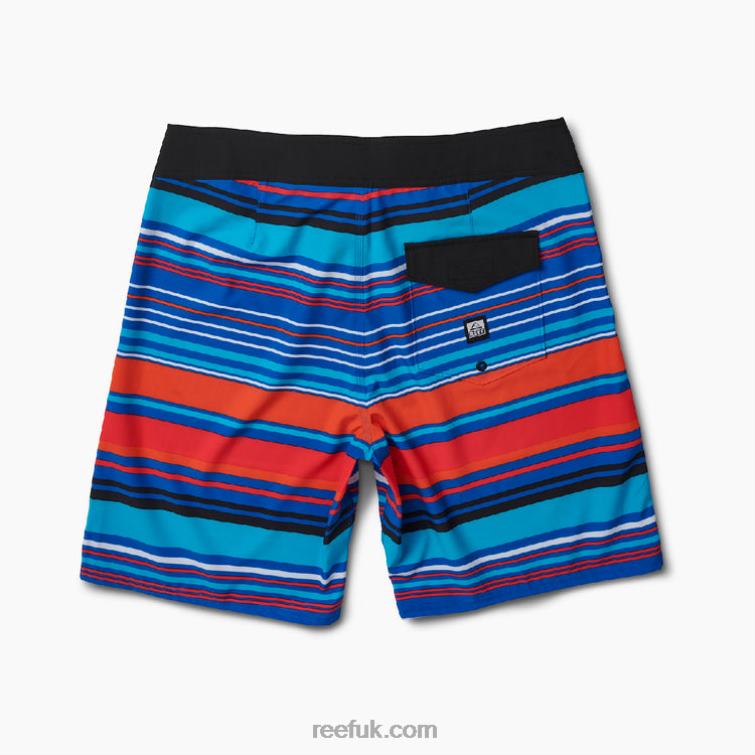 Lapis Blue 2286N708 Sharpe Board Short 19\" Reef Men