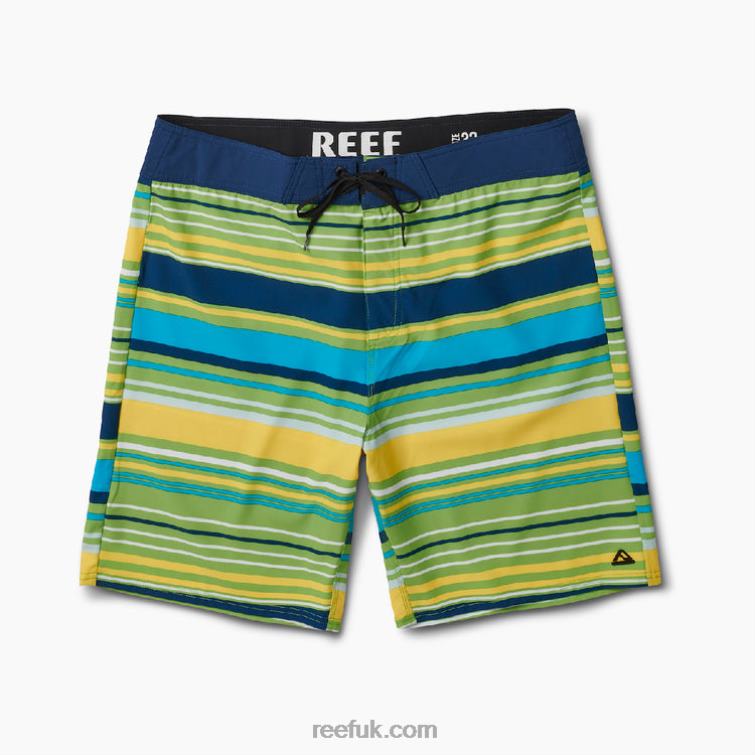 Lime 2286N705 Sharpe Board Short 19\" Reef Men