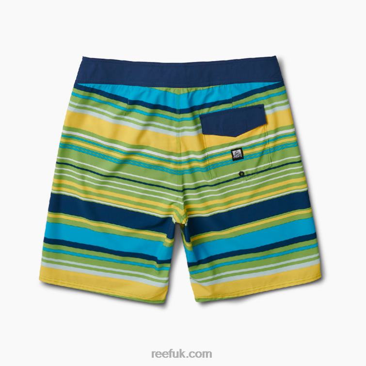 Lime 2286N705 Sharpe Board Short 19\" Reef Men