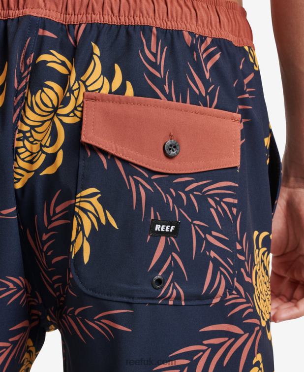 Night Sky 2286N695 John Volley Short 17\" Reef Men