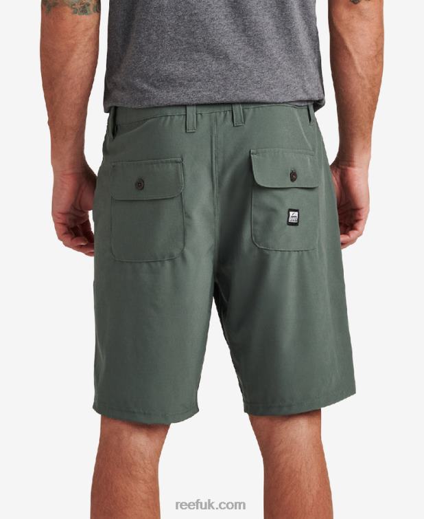 Thyme 2286N673 Medford Hybrid Walk Short 19\" Reef Men