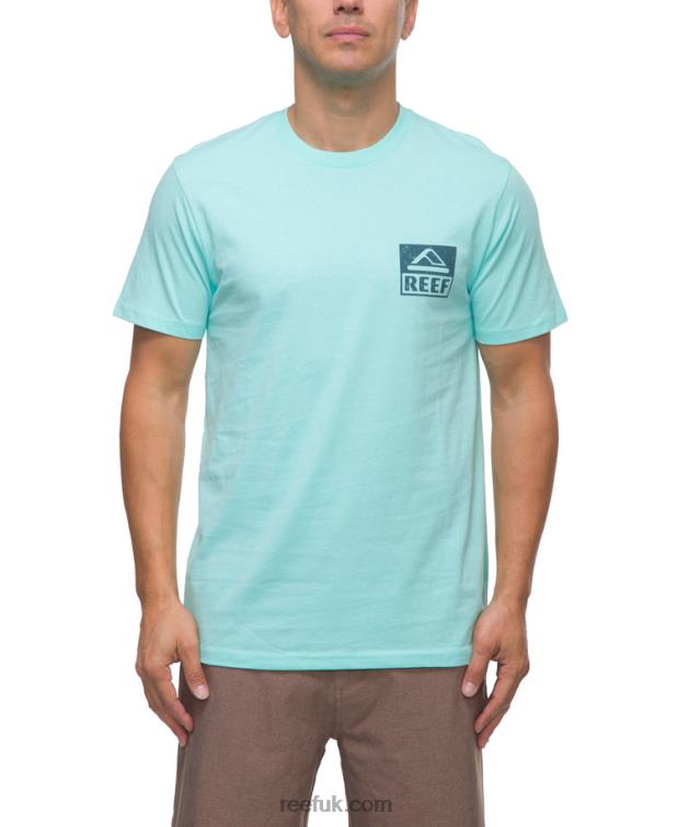 Aruba Blue 2286N578 Wellie Short Sleeve Tee Reef Men