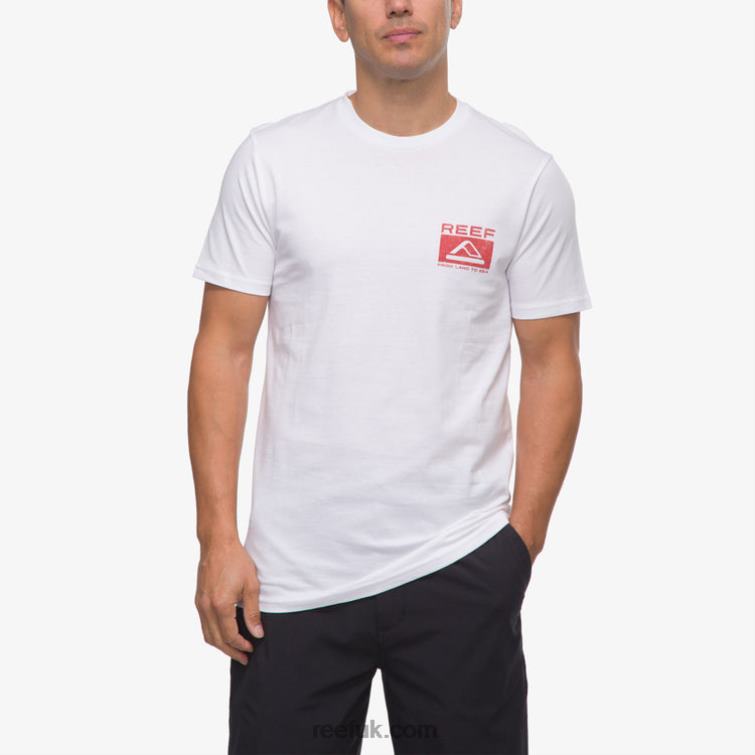 Bright White 2286N564 Beverly Short Sleeve Tee Reef Men