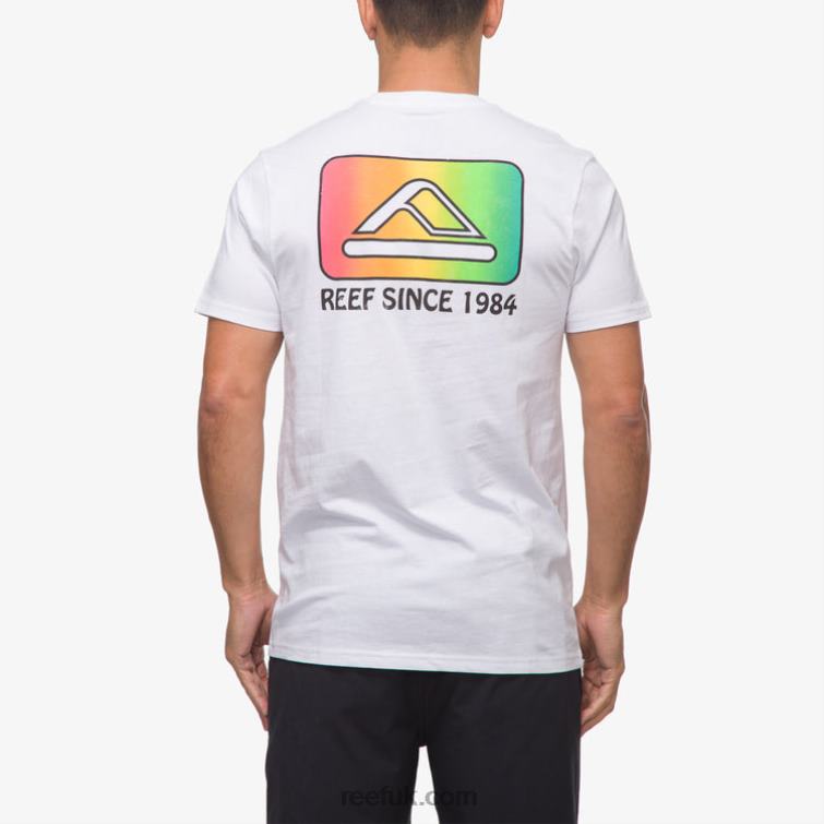 Bright White 2286N570 Cardwick Short Sleeve Tee Reef Men