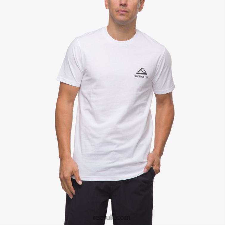 Bright White 2286N570 Cardwick Short Sleeve Tee Reef Men