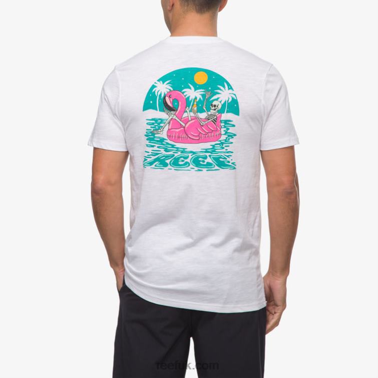 Bright White 2286N576 Float On Short Sleeve Tee Reef Men