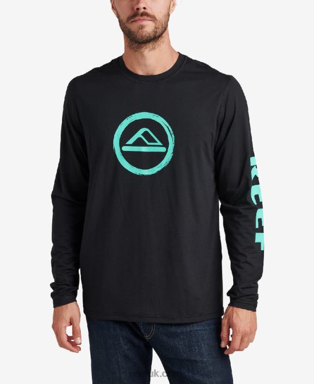Caviar 2286N615 Yuna Long Sleeve Rash Guard Tee Reef Men