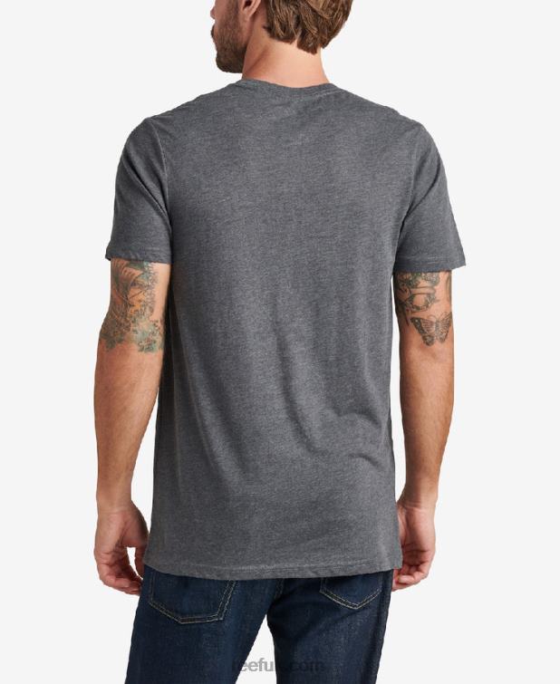 Charcoal Heather 2286N633 Wilson Short Sleeve Tee Reef Men