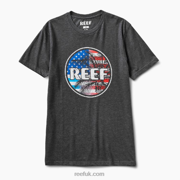 Charcoal Heather 2286N633 Wilson Short Sleeve Tee Reef Men