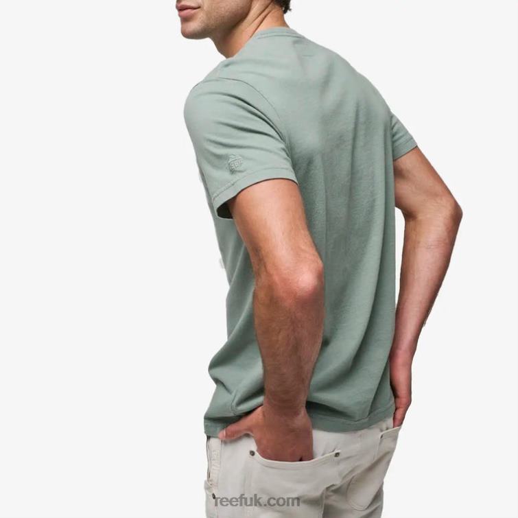 Chinois Green 2286N558 Marte Short Sleeve Tee Reef Men