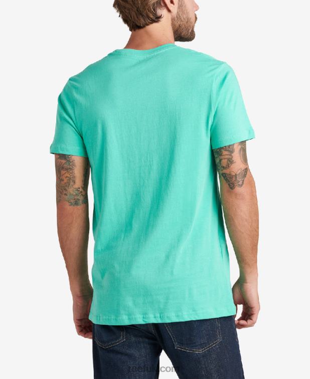 Electric Green 2286N583 Driver Short Sleeve Tee Reef Men