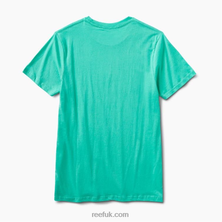 Electric Green 2286N583 Driver Short Sleeve Tee Reef Men