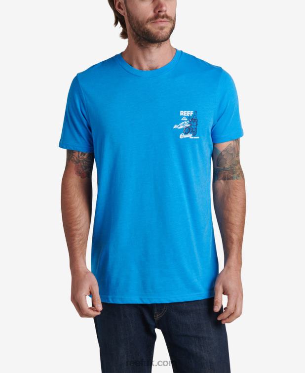 French Blue 2286N573 Cruiser Short Sleeve Tee Reef Men