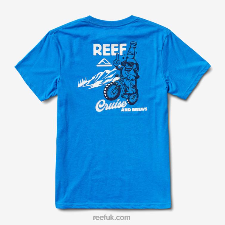 French Blue 2286N573 Cruiser Short Sleeve Tee Reef Men