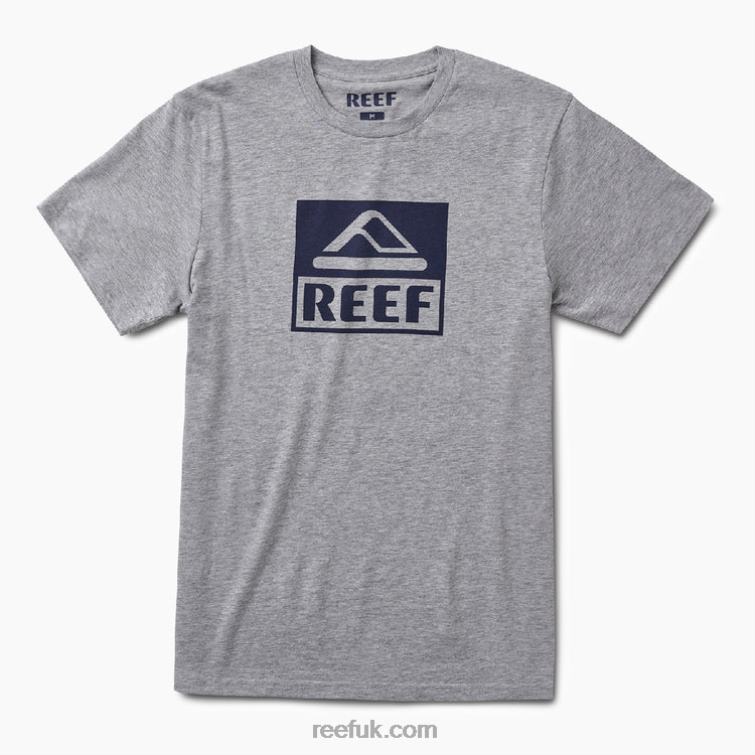 Grey Heather 2286N619 Driver Short Sleeve Tee Reef Men
