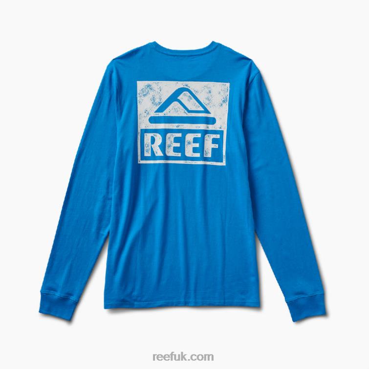 Hawaiian Ocean 2286N603 Wellie Graphic Long Sleeve Tee Reef Men