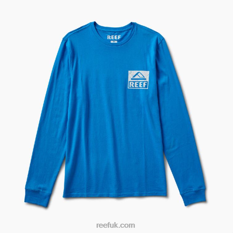 Hawaiian Ocean 2286N603 Wellie Graphic Long Sleeve Tee Reef Men