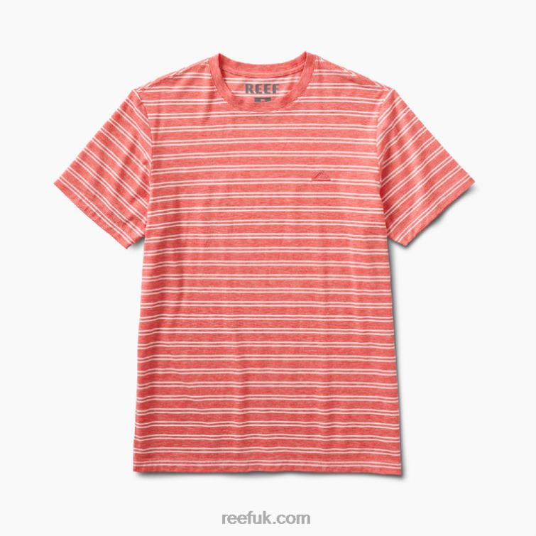 Hibiscus 2286N585 Sutter Short Sleeve Knit Tee Reef Men