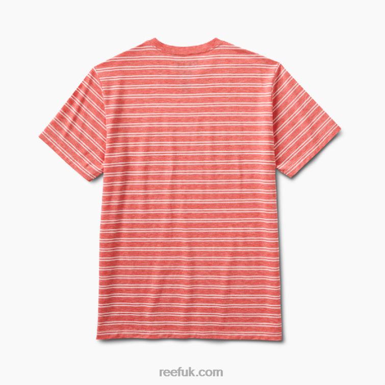 Hibiscus 2286N585 Sutter Short Sleeve Knit Tee Reef Men