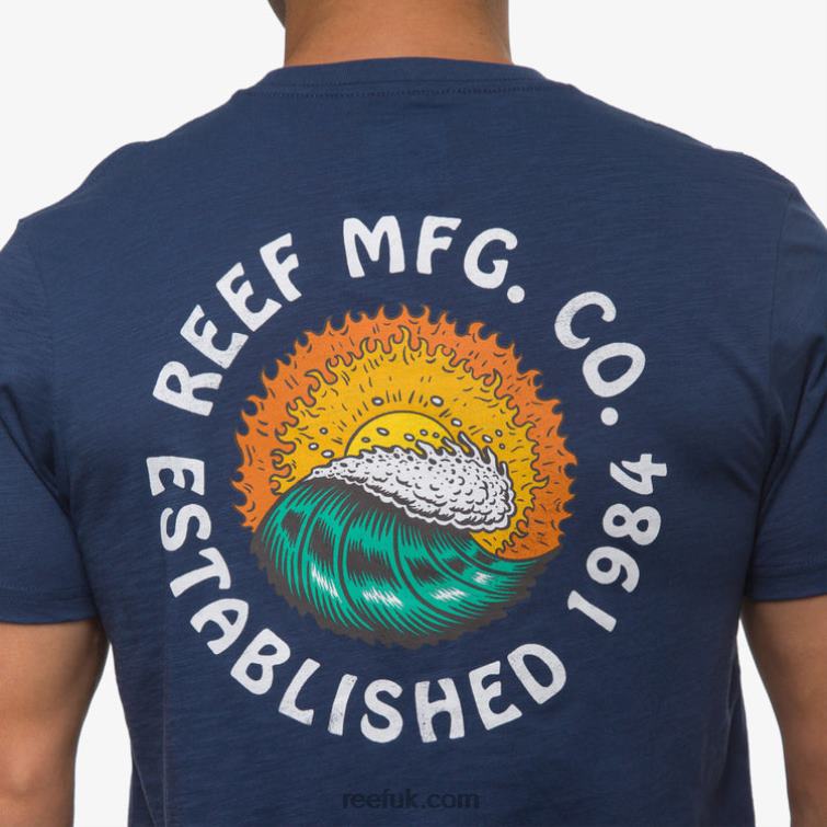 Insigna Blue 2286N556 Court Short Sleeve Tee Reef Men