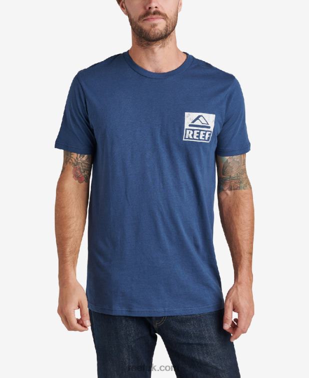 Insignia Blue 2286N554 Wellie Short Sleeve Tee Reef Men