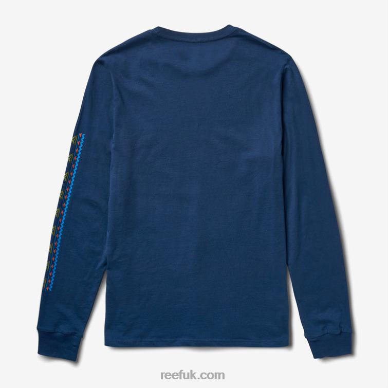 Insignia Blue 2286N595 Party Animal Long Sleeve Tee Reef Men