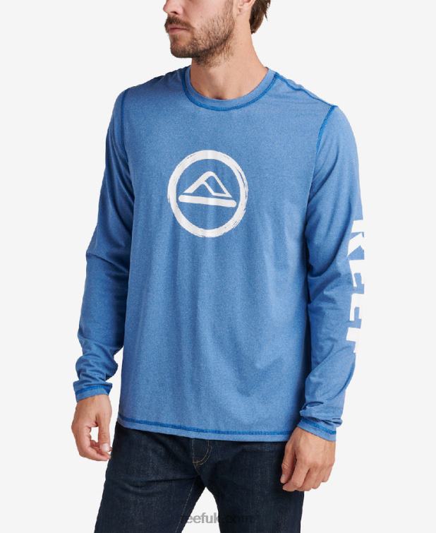 Lapis Blue 2286N602 Yuna Long Sleeve Rash Guard Tee Reef Men