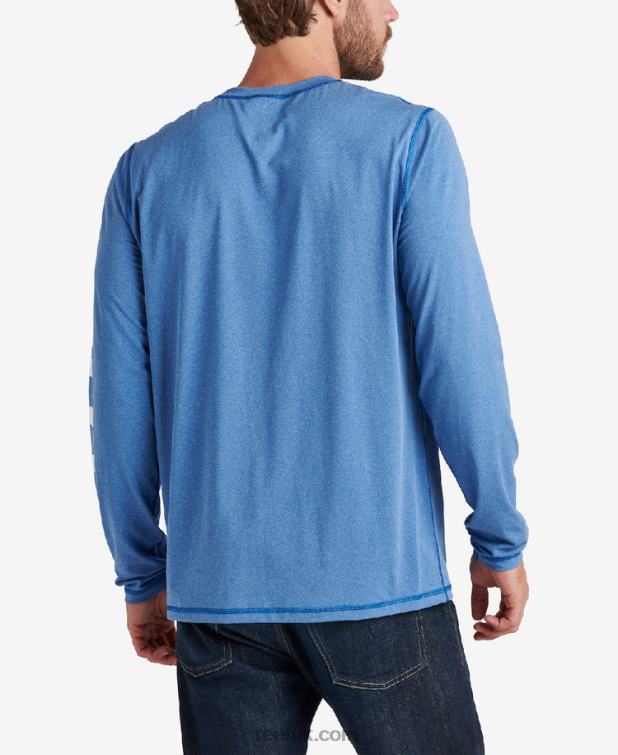 Lapis Blue 2286N602 Yuna Long Sleeve Rash Guard Tee Reef Men