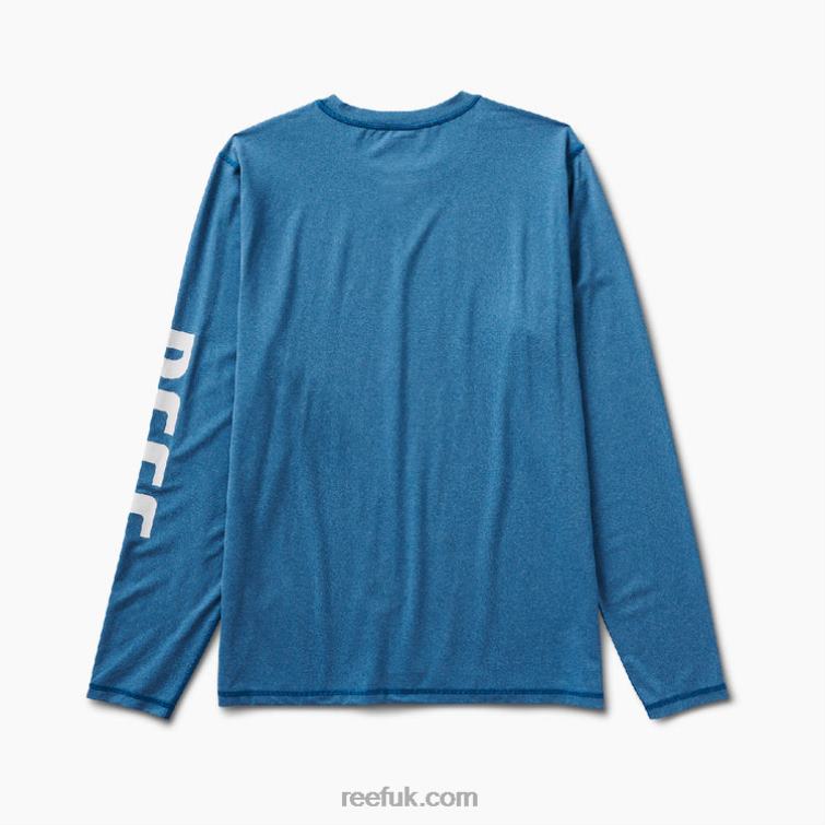 Lapis Blue 2286N602 Yuna Long Sleeve Rash Guard Tee Reef Men