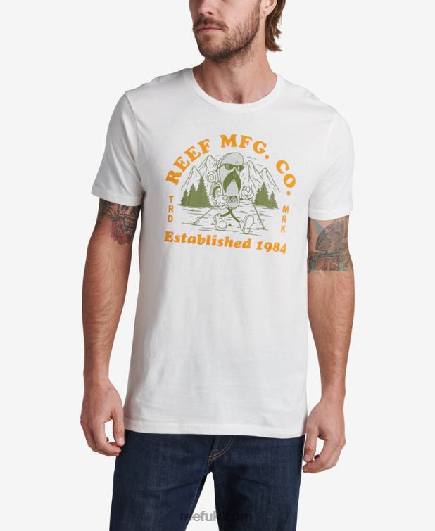 Marshmallow 2286N567 Balboa Short Sleeve Tee Reef Men