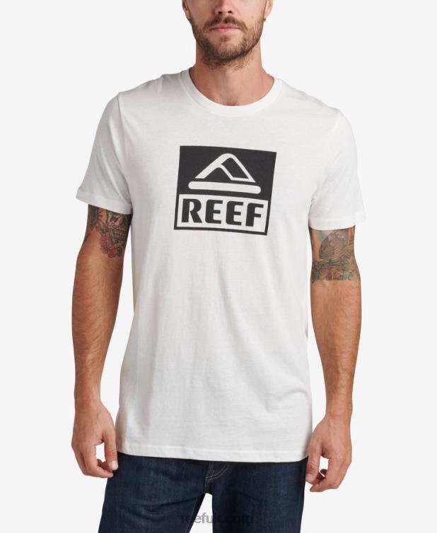 Marshmallow 2286N605 Driver Short Sleeve Tee Reef Men