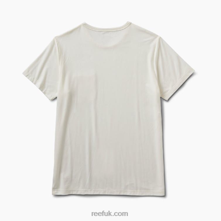 Marshmallow 2286N610 Smith Short Sleeve Pocket Knit Tee Reef Men