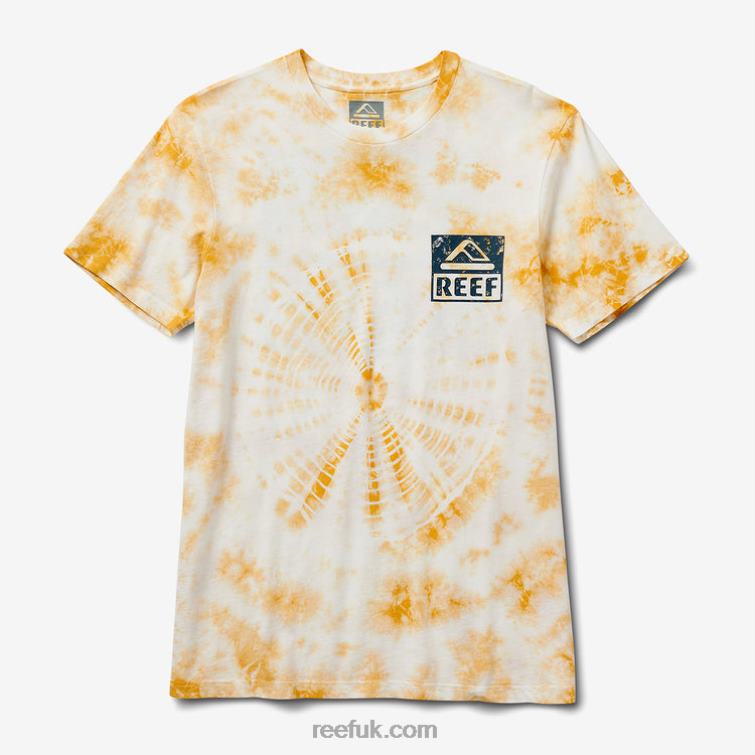 Mineral 2286N579 Wellie Short Sleeve Tie Dye Tee Reef Men