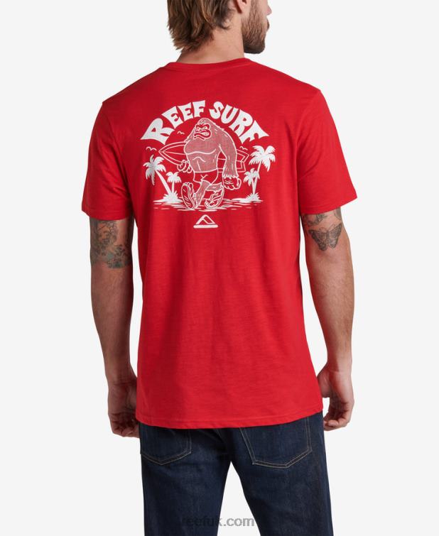 Mountain Red 2286N611 Herman Slub Graphic Tee Reef Men