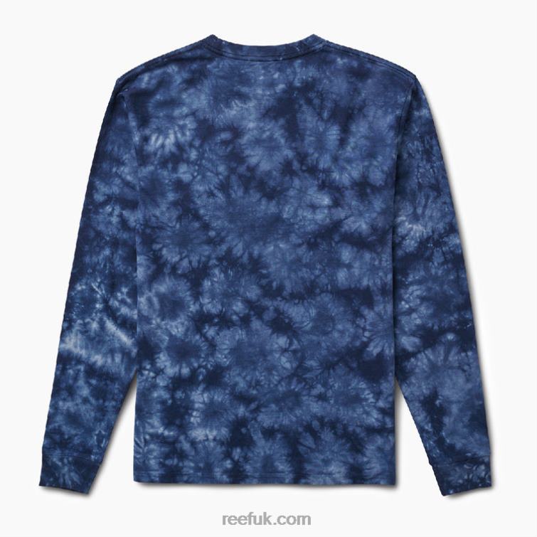 Navy 2286N626 Intel Short Sleeve Tie Dye Tee Reef Men