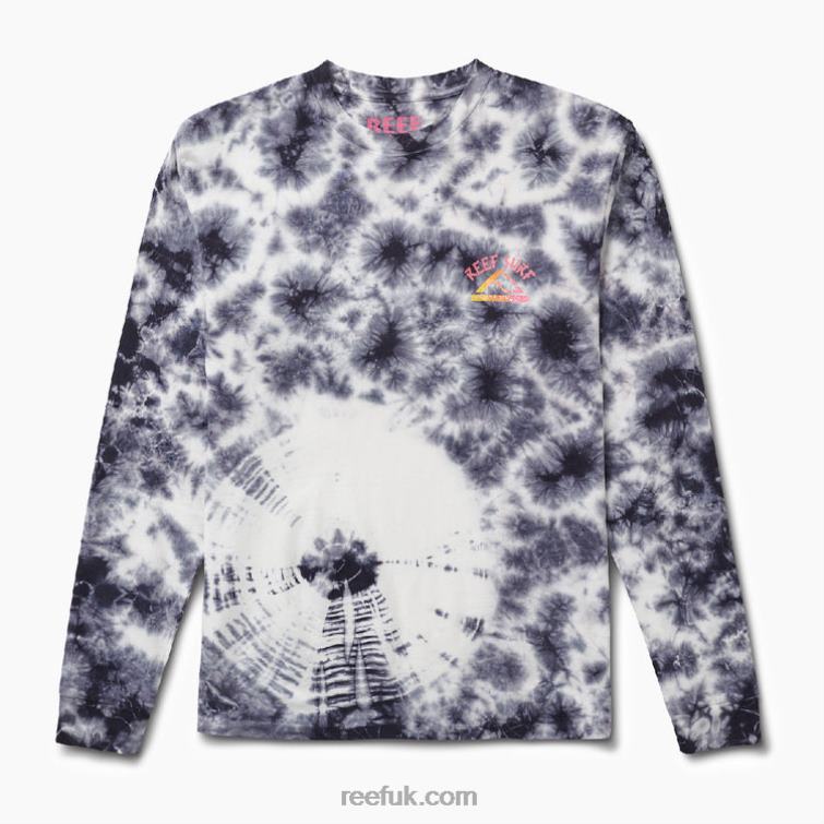 Orchid 2286N622 Grim Long Sleeve Tie Dye Tee Reef Men