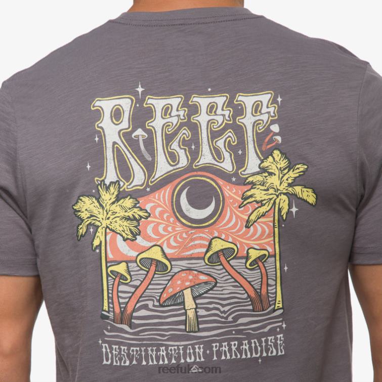 Quiet Shade 2286N574 Paradise Poster Short Sleeve Tee Reef Men