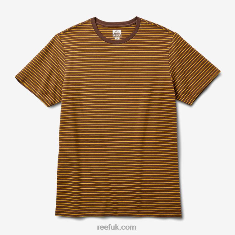 Rain Drum 2286N600 Rumson Short Sleeve Stripe Tee Reef Men