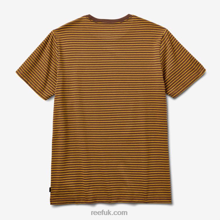 Rain Drum 2286N600 Rumson Short Sleeve Stripe Tee Reef Men