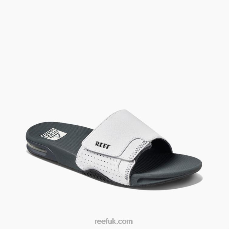 Grey/White 2286N359 Fanning Slide Reef Men