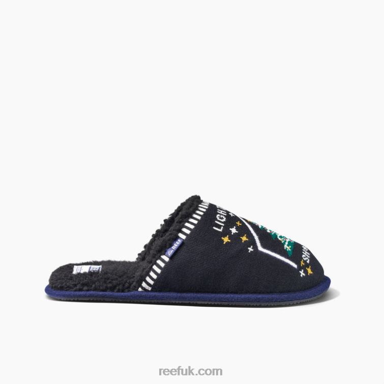 Light That Sh*t Up 2286N548 Reef X Tipsy Elves SlippersMen