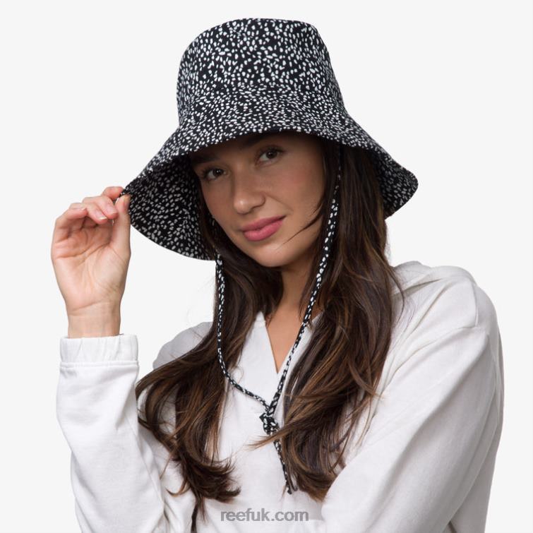 Abstract Dot 2286N298 Rudy Printed Bucket Hat Reef Women