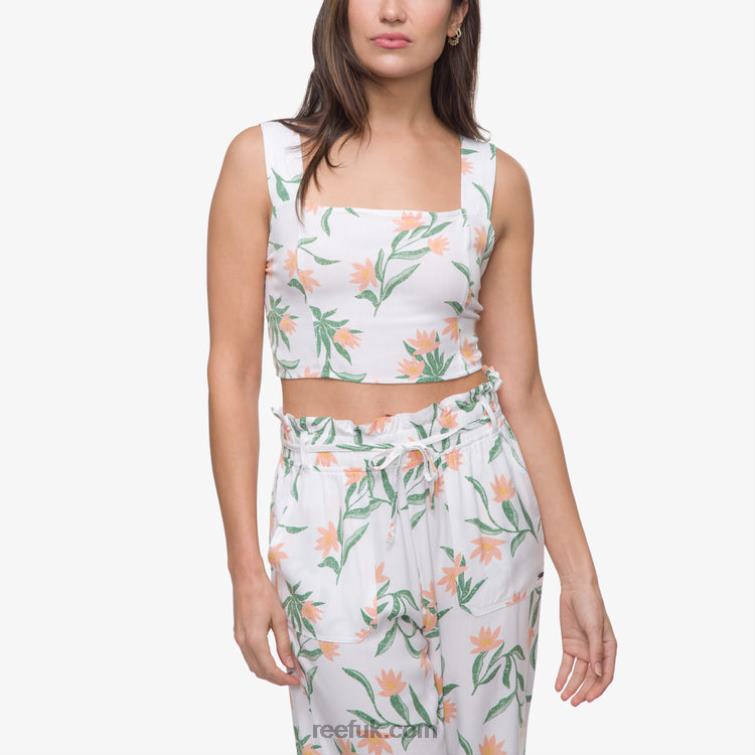 Bright White 2286N264 Drew Tank Reef Women