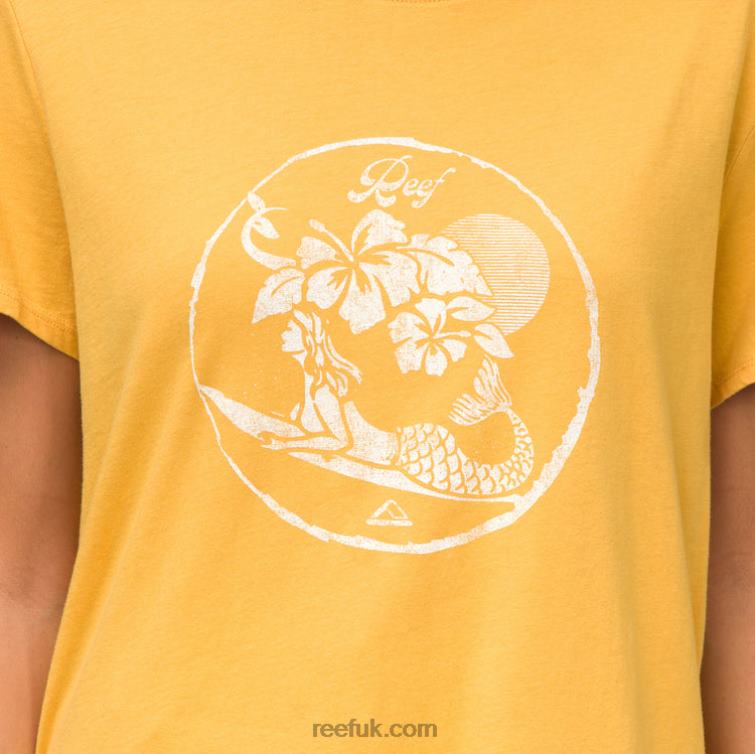 Honey Gold 2286N267 Tony Short Sleeve Tee Reef Women